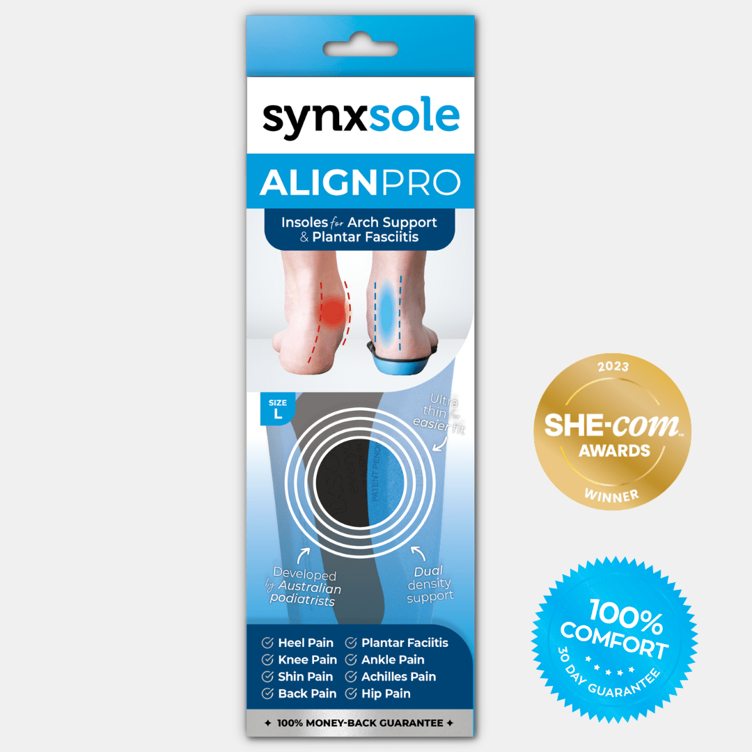 AlignPro Insoles for Arch Support & Plantar fasciitis