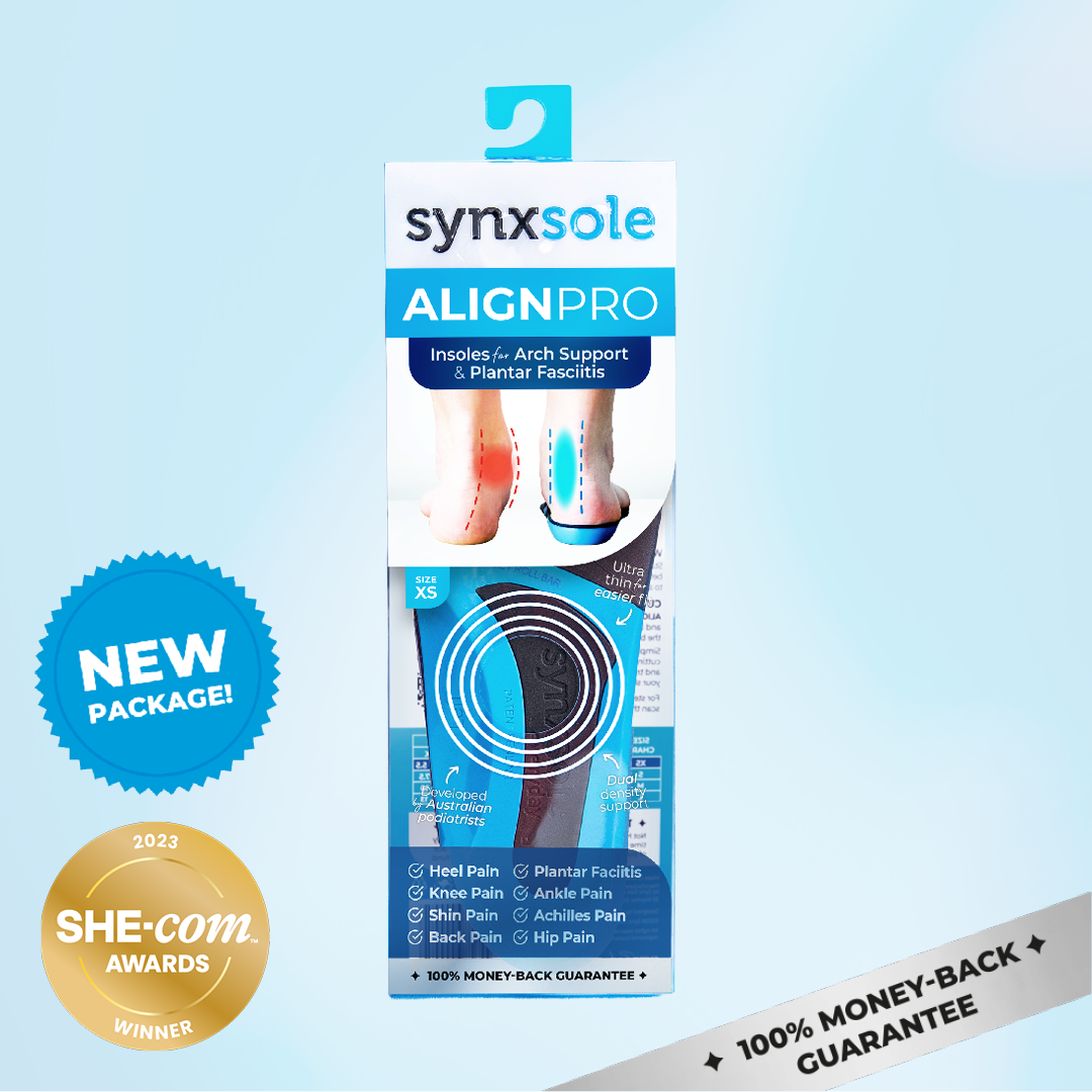 AlignPro Insoles for Arch Support & Plantar fasciitis