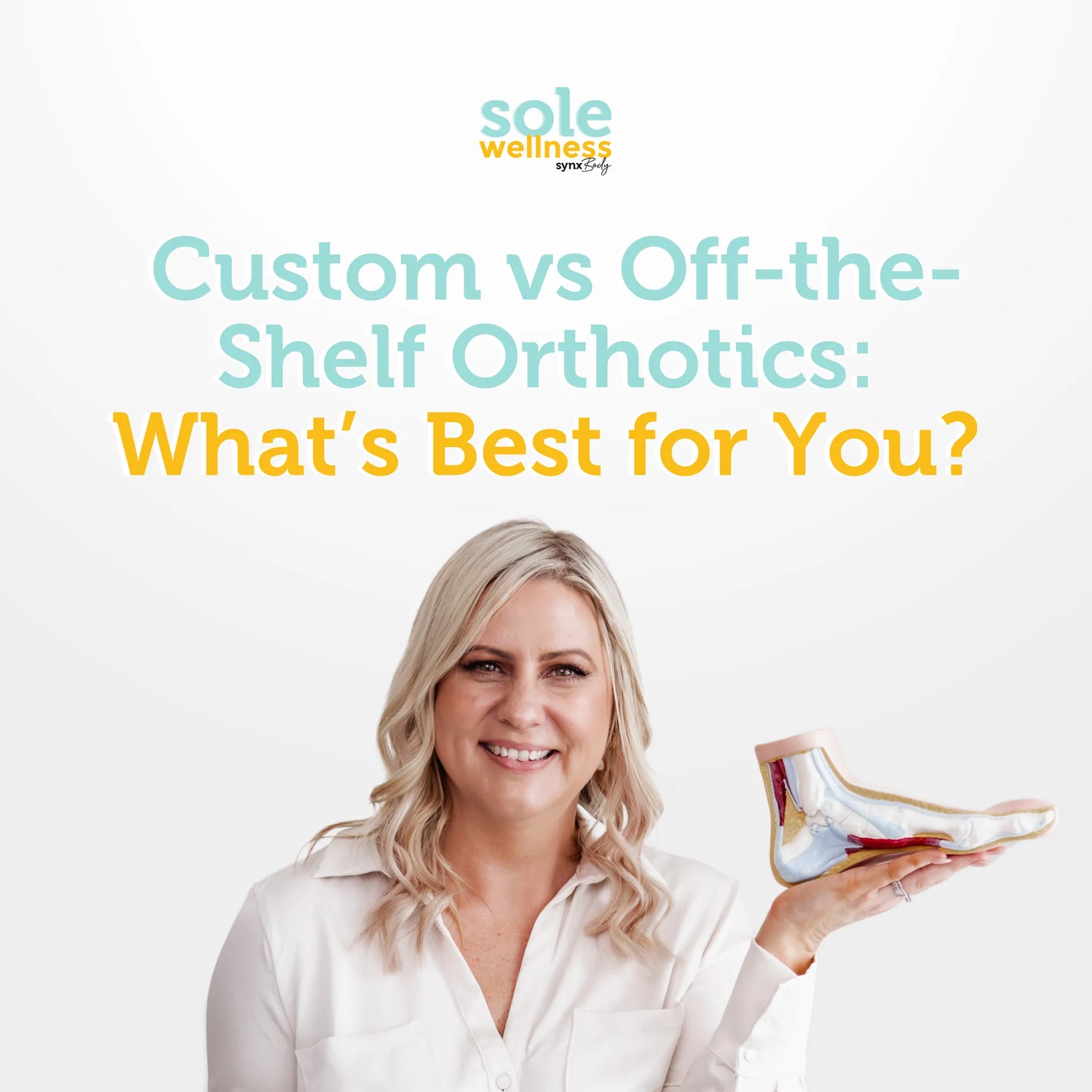 Sole Wellness Podcast EP 31 : Custom vs Off-the-Shelf Orthotics: What’s best for you?