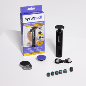 3-in-1 Electric Foot Polisher - Callus, Hard, Cracked Skin Remover & Nail Buffer