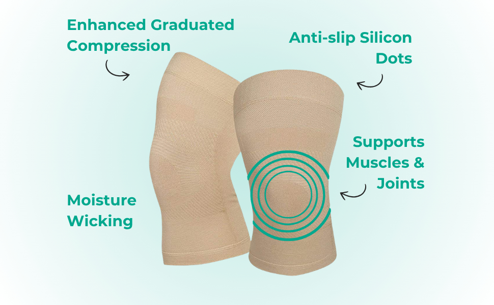 Knee support Socks