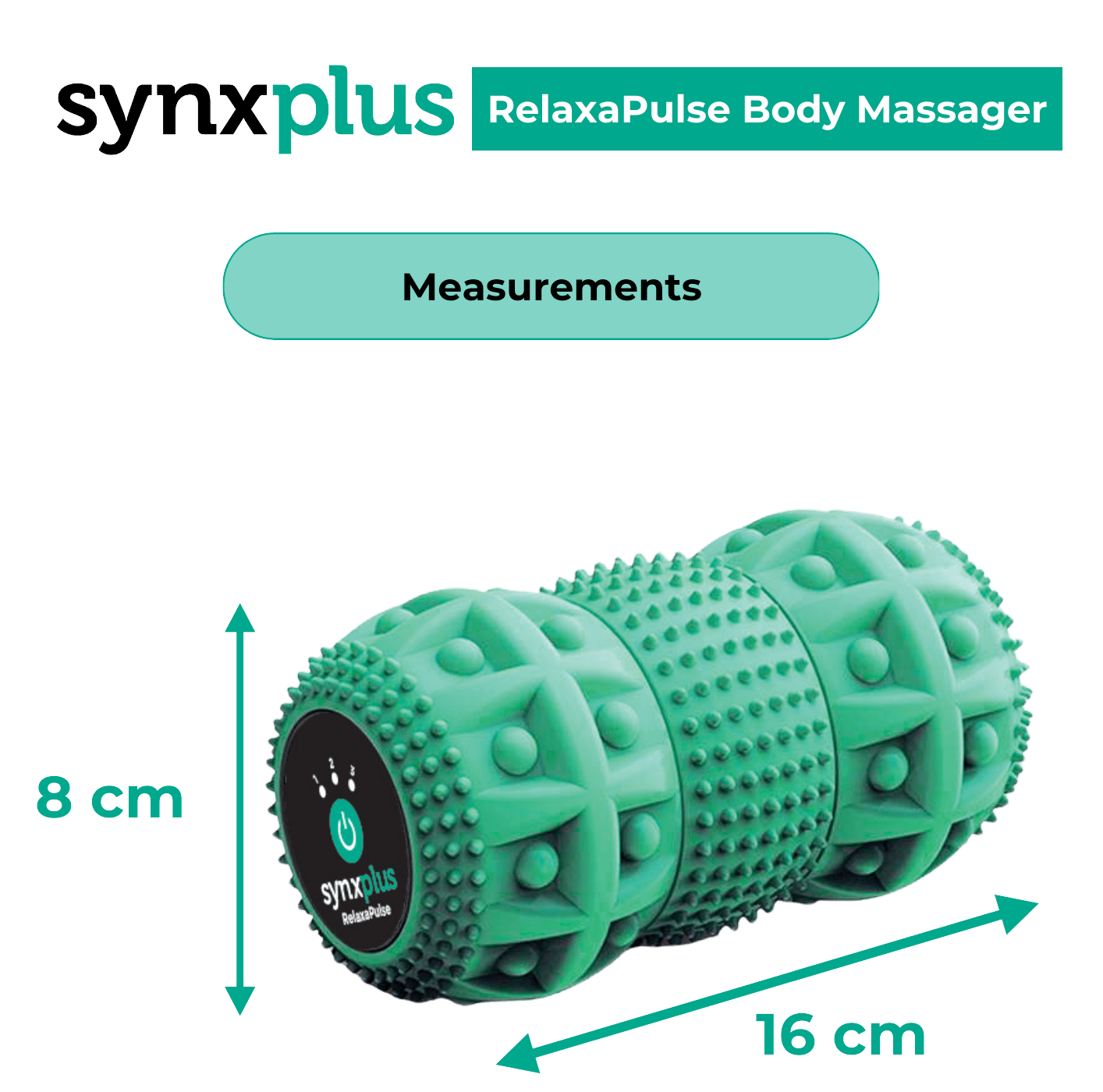 RelaxaPulse Portable Vibrating Massage Roller