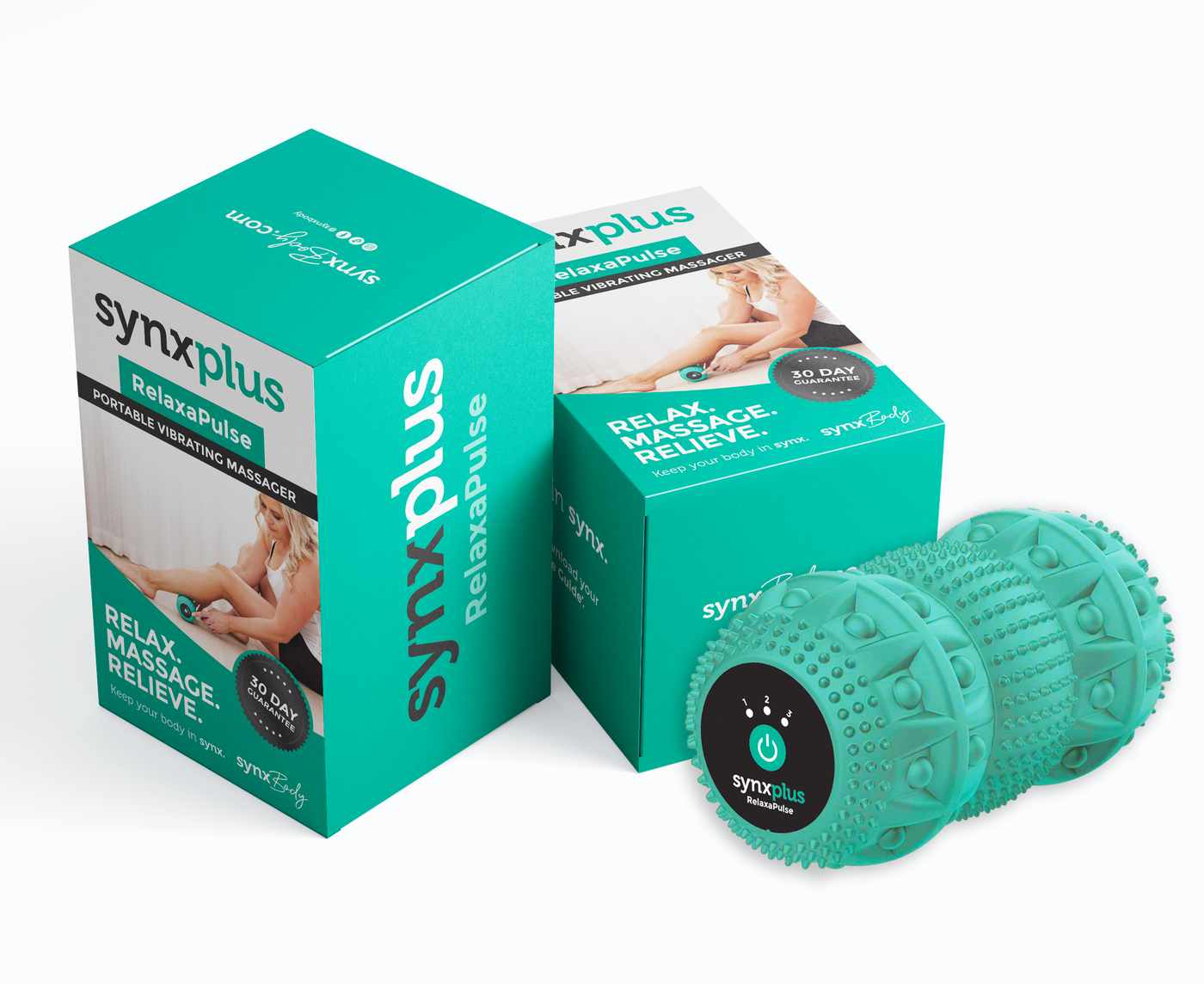 Synxplus RelaxaPulse Portable Vibrating Massager