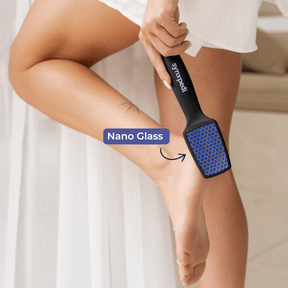 Nano glass foot smoother