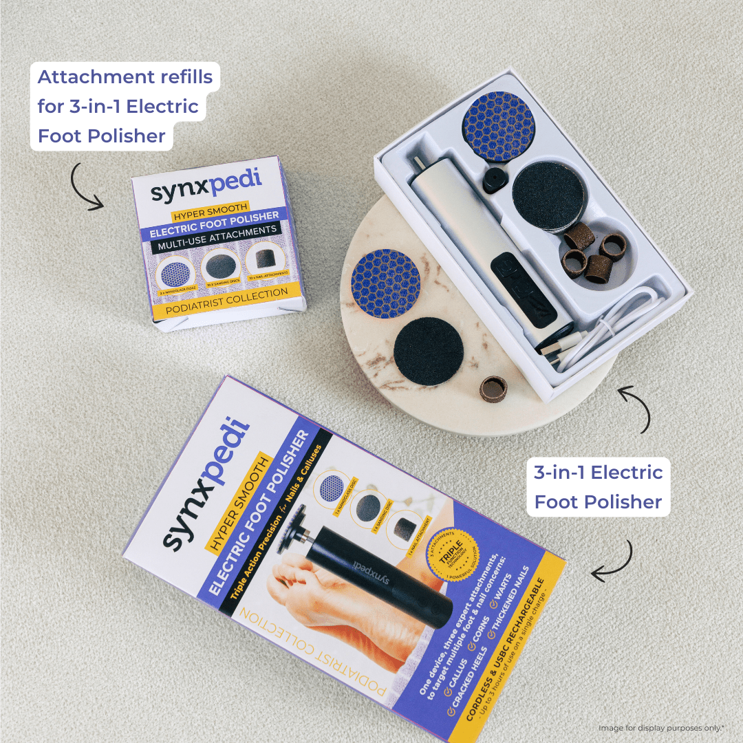 Attachment refills for 3-in-1 Electric Foot Polisher