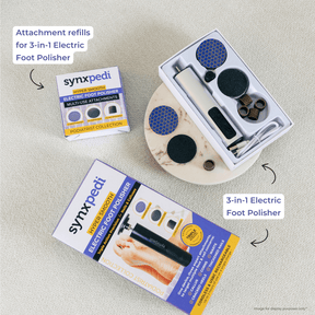 Attachment refills for 3-in-1 Electric Foot Polisher