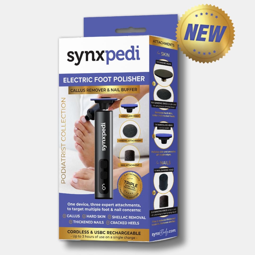 3-in-1 Electric Foot Polisher_exfoliates hard skin, removes calluses, smooths cracked heels, and refines nails