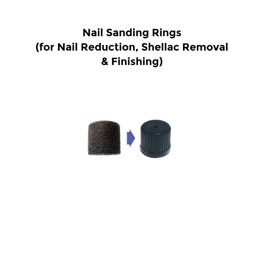 Nail Sanding Rings _3-in-1 Electric Foot Polisher_ Callus, Cracked heels, Hard Skin Remover & Nail Buffer