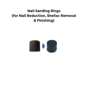 Nail Sanding Rings _3-in-1 Electric Foot Polisher_ Callus, Cracked heels, Hard Skin Remover & Nail Buffer