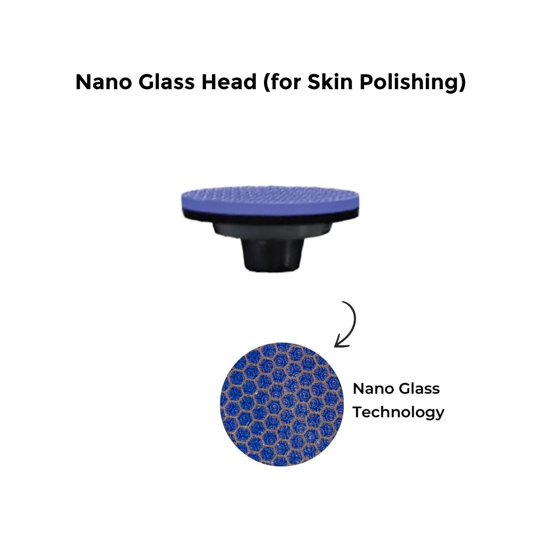 Nano Glass Head_3-in-1 Electric Foot Polisher_exfoliates hard skin, removes calluses, smooths cracked heels