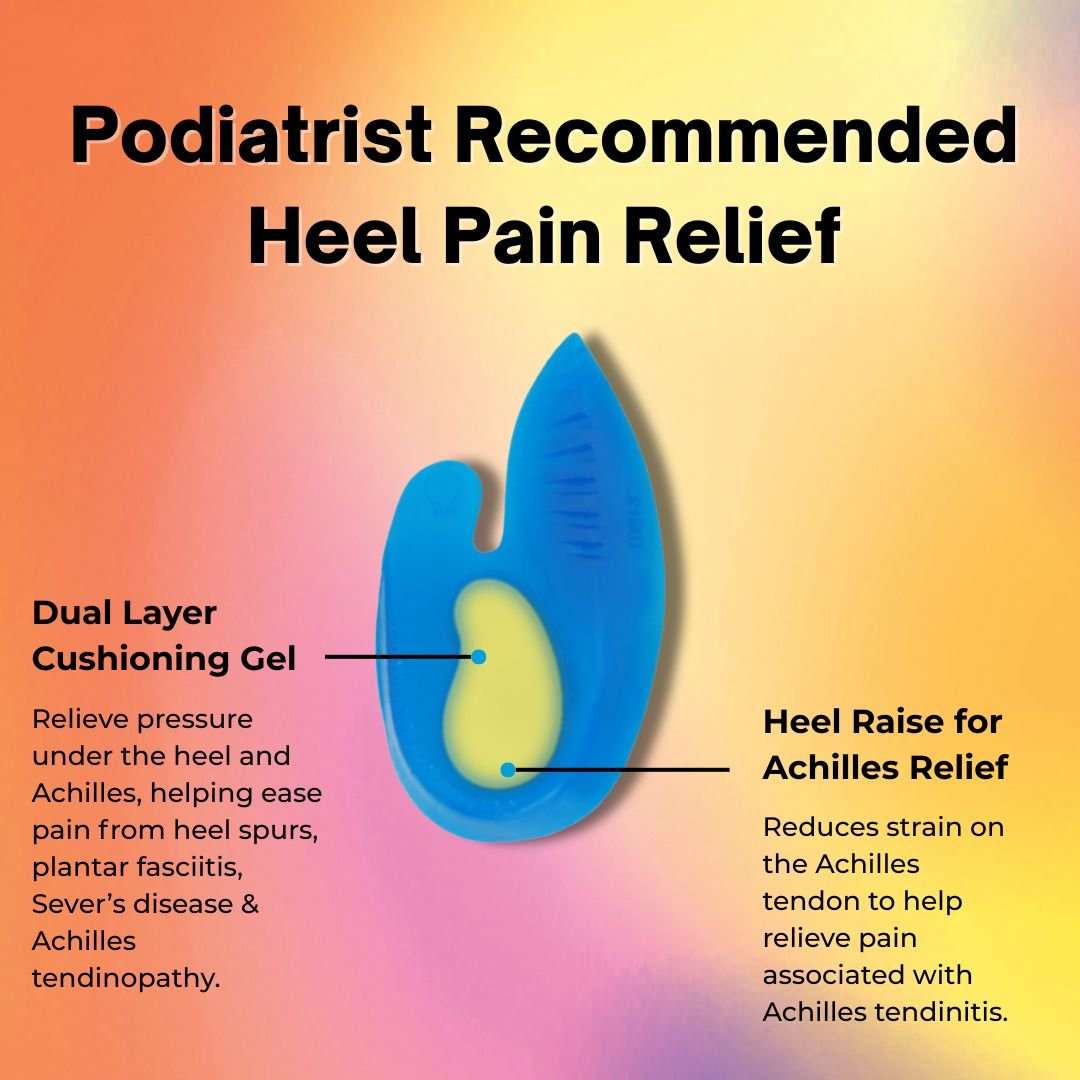 Heel Pain Relief Orthotic - Gel Heel Cushions
