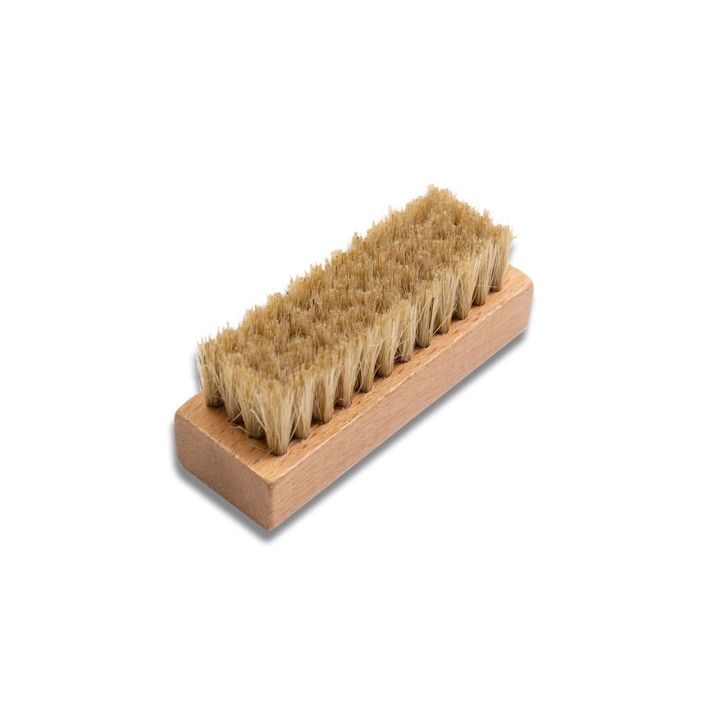 Beech Wood Horse Hair Shoe Shine Brush Pig Hair Sneaker Cleaning Brush Kit