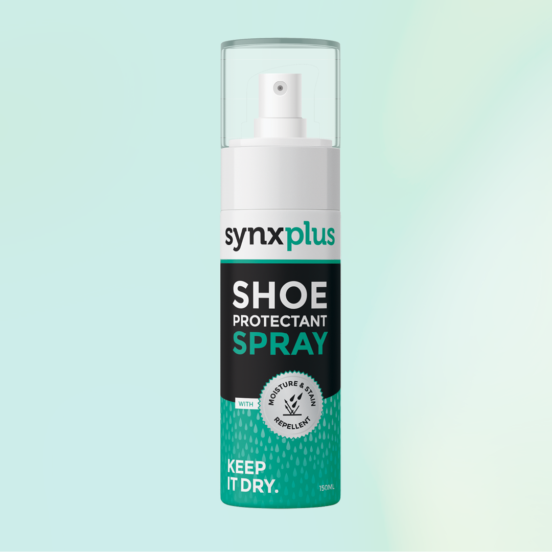 synxplus shoe protectant spray, protect shoes, protect sneakers, moisture stain repellent, shoes, sneakers