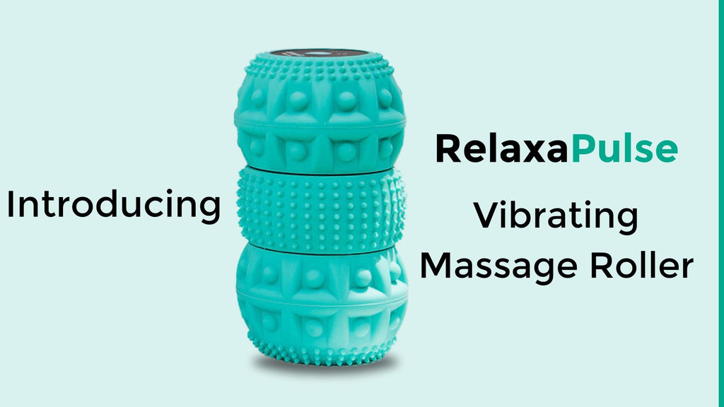 RelaxaPulse vibrating massage roller 