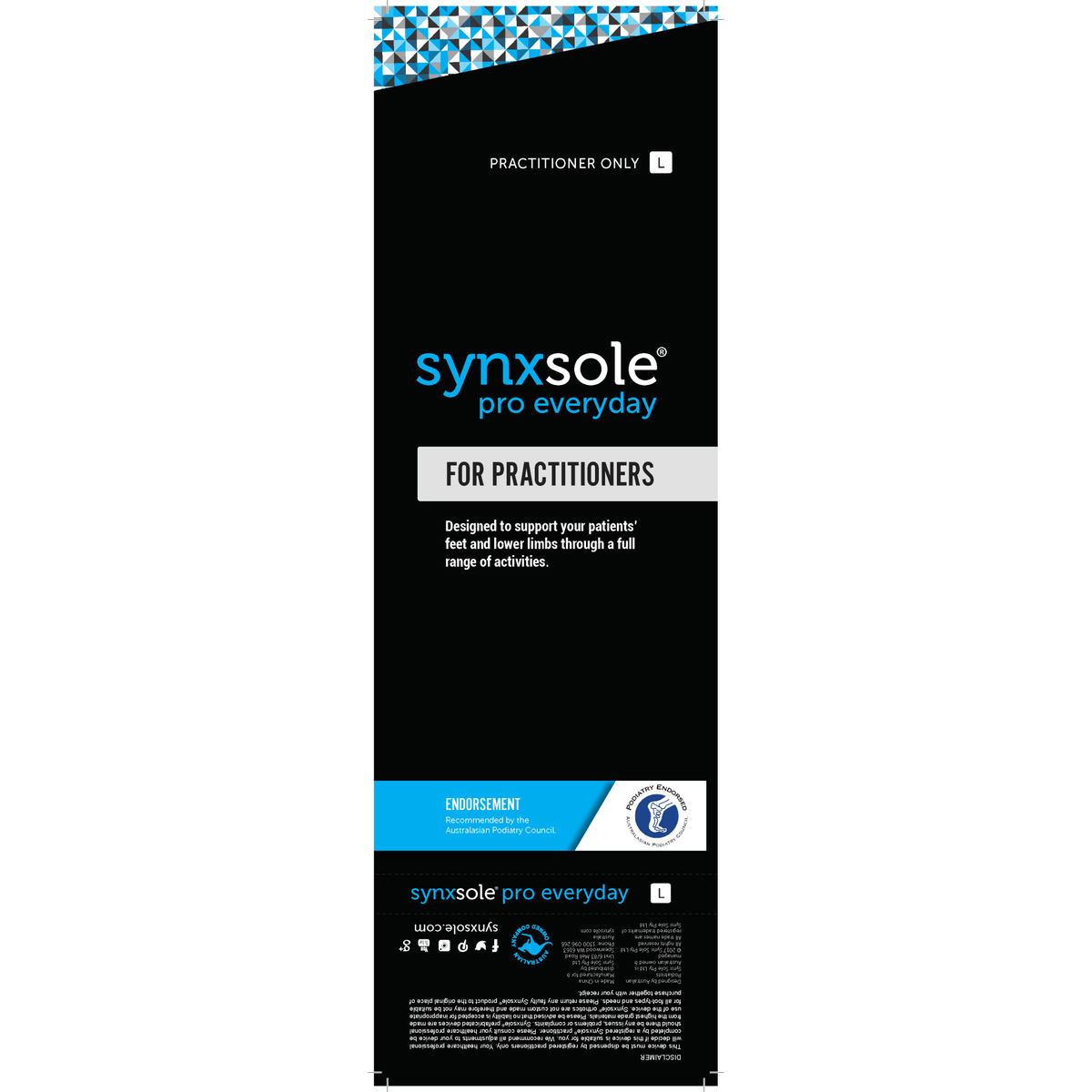 PRAC | Synxsole PRO Kids Orthotics