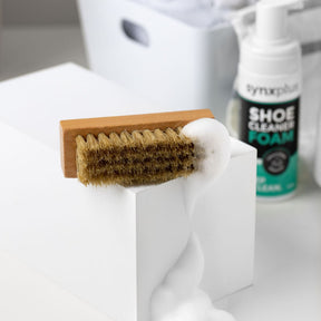 synxplus shoe cleaning brush with shoe cleaner foam